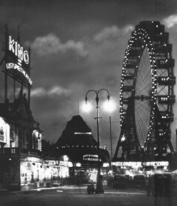 Giant Wheel by Walter Bassett at Prater Parc, Vienna Austria in 1935