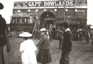 Rowlands' Bioscope Show at St. Day, Cornwall in 1896