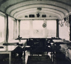 Cafe made from a Gondola of the Blackpool Giant Wheel